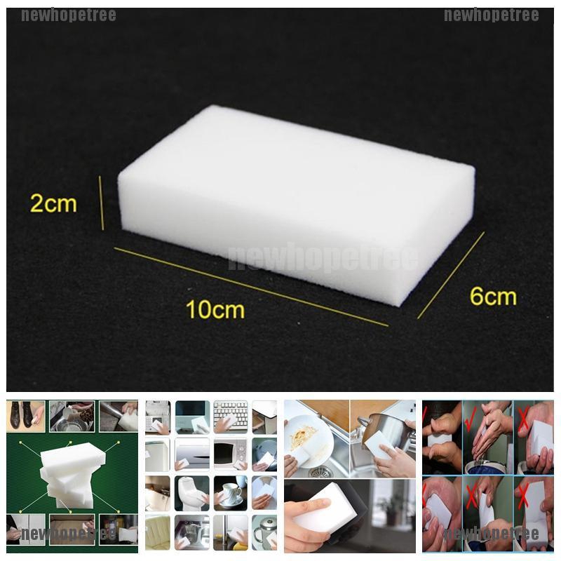 Bọt biển màu trắng dùng lau chùi