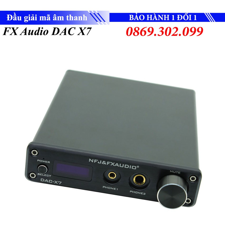 Đầu giải mã âm thanh cao cấp DAC X7 - Hàng Chính Hãng