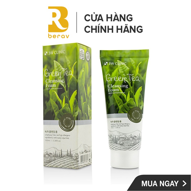 Sữa Rửa Mặt Làm Sạch & Cấp Ẩm 3W Clinic 100ml | BigBuy360 - bigbuy360.vn