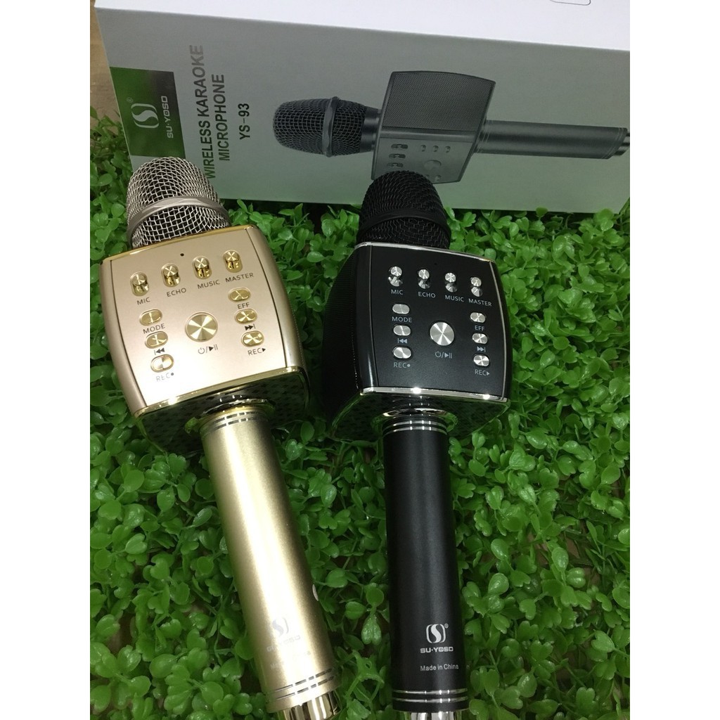 Mic Hát Karaoke Bluetooth YS93 Dùng Hát Tại Nhà Hoặc Livetream (YS92-YS90-YS91-YS95-SD08-SD10-SD17-SD18-L698)