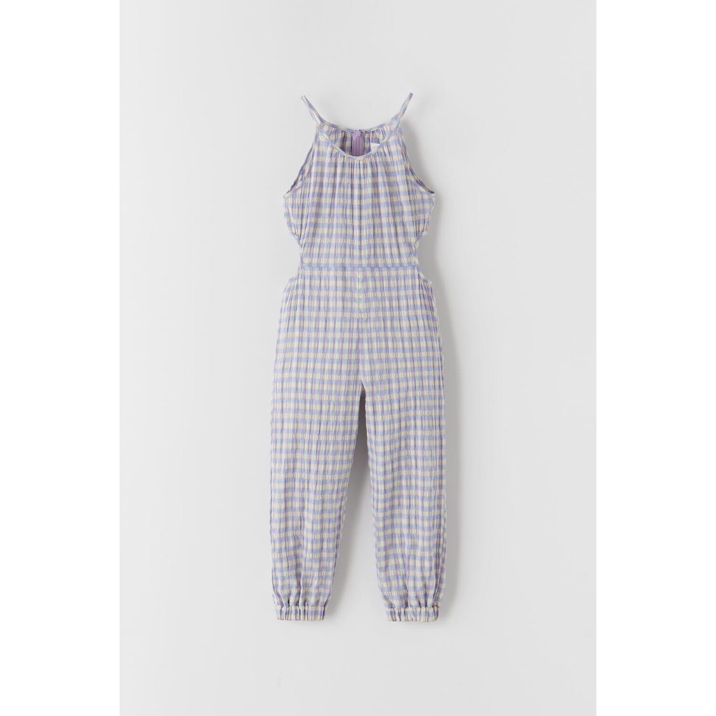 ZARA AUTH - Quần yếm bé gái VICHY check 01432476433