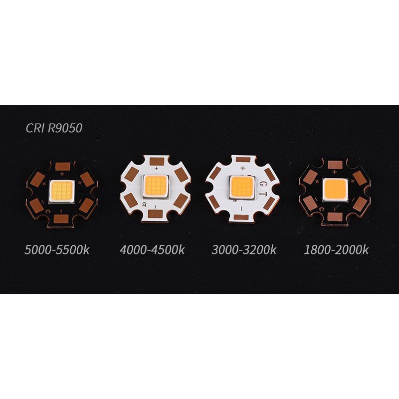 Đèn Pin GT-FC40 12V 4A LED CRI 3000-3500LM 7070 Bằng Đồng 20mm