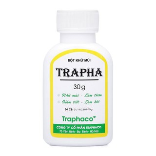 BỘT KHỬ MÙI TRAPHA (30G) - TRAPHACO