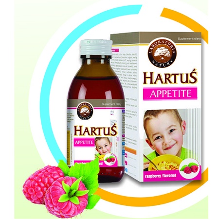 Siro ăn ngon cho bé Hartus Appetite - cho trẻ từ 6 tháng, 1, 2 tuổi giúp hết biếng ăn, ăn nhanh hơn