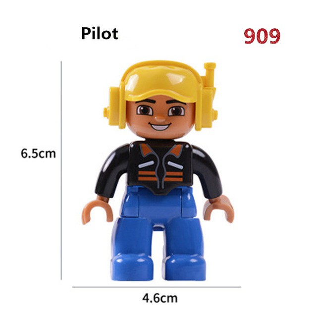 Đồ Chơi Lắp Ráp Lego Máy Bay Diesel Kèm Phi Công Giáo Dục Cho Trẻ