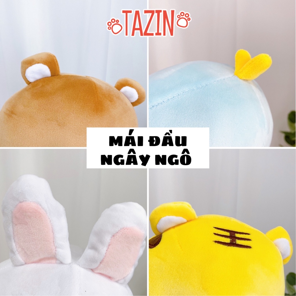 Gấu bông bộ tứ cute đáng yêu cho bé, thú bông mini nhỏ đẹp lông mềm mịn cao cấp TAZIN