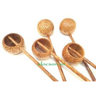 Gáo dừa múc rượu tròn