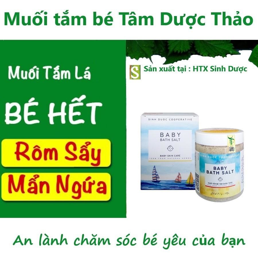 Muối Tắm Trẻ Sơ Sinh, Trẻ Nhỏ, Muối Tắm Sinh Dược 100% Tự Nhiên An Toàn Cho Trẻ, Trị Mẩn Ngứa, Rôm Sẩy Trong Mùa Hè Bức