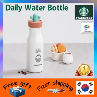 ly starbucks bình giữ nhiệt cute STARBUCKS Bình Đựng Nước Starbuck 473ml Hình Nhím Dễ Thương