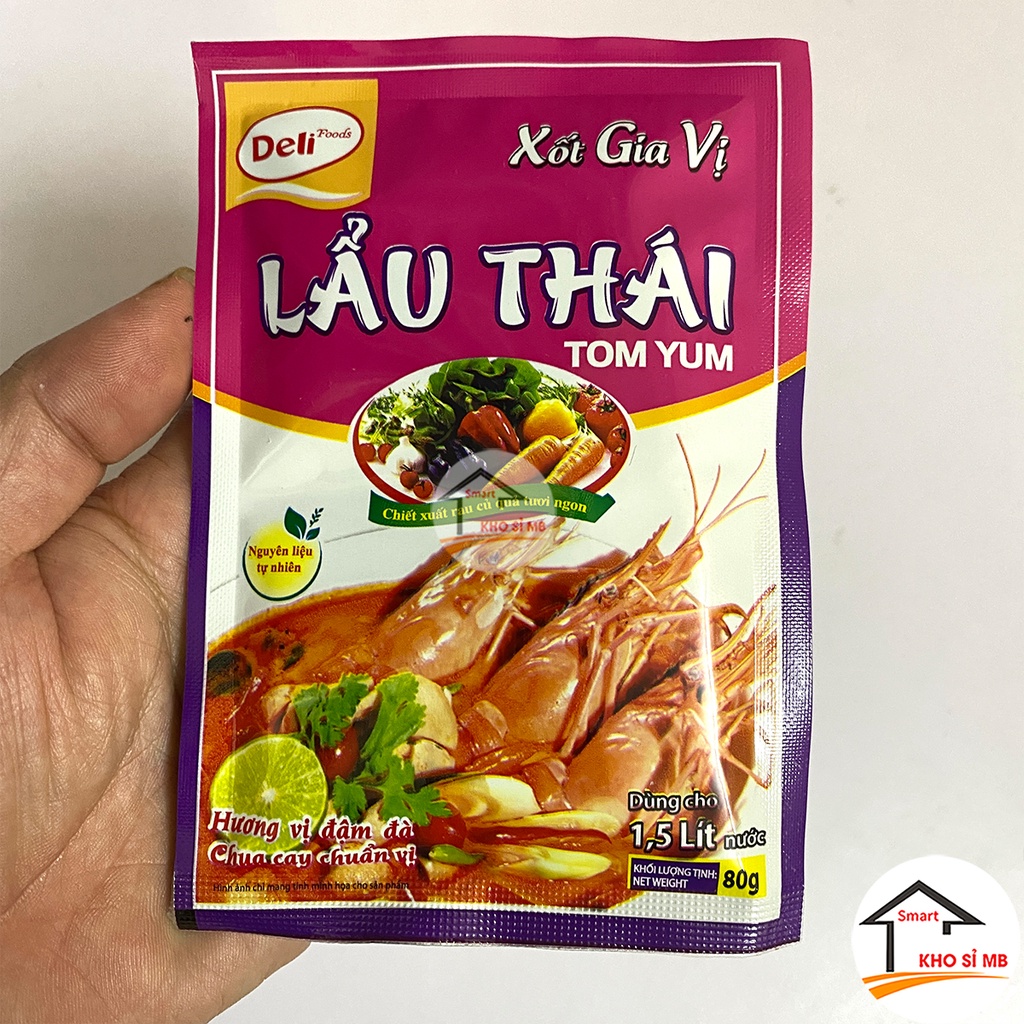 Sốt gia vị nêm sẵn deli lẩu thái vị chua cay kho sỉ mb