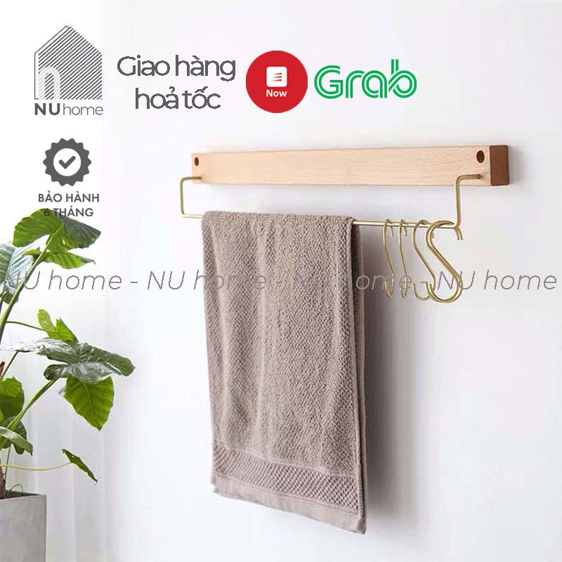 nuhome.vn | Thanh treo đồ - Toko, giá treo khăn nhà tắm thiết kế mộc mạc sang trọng