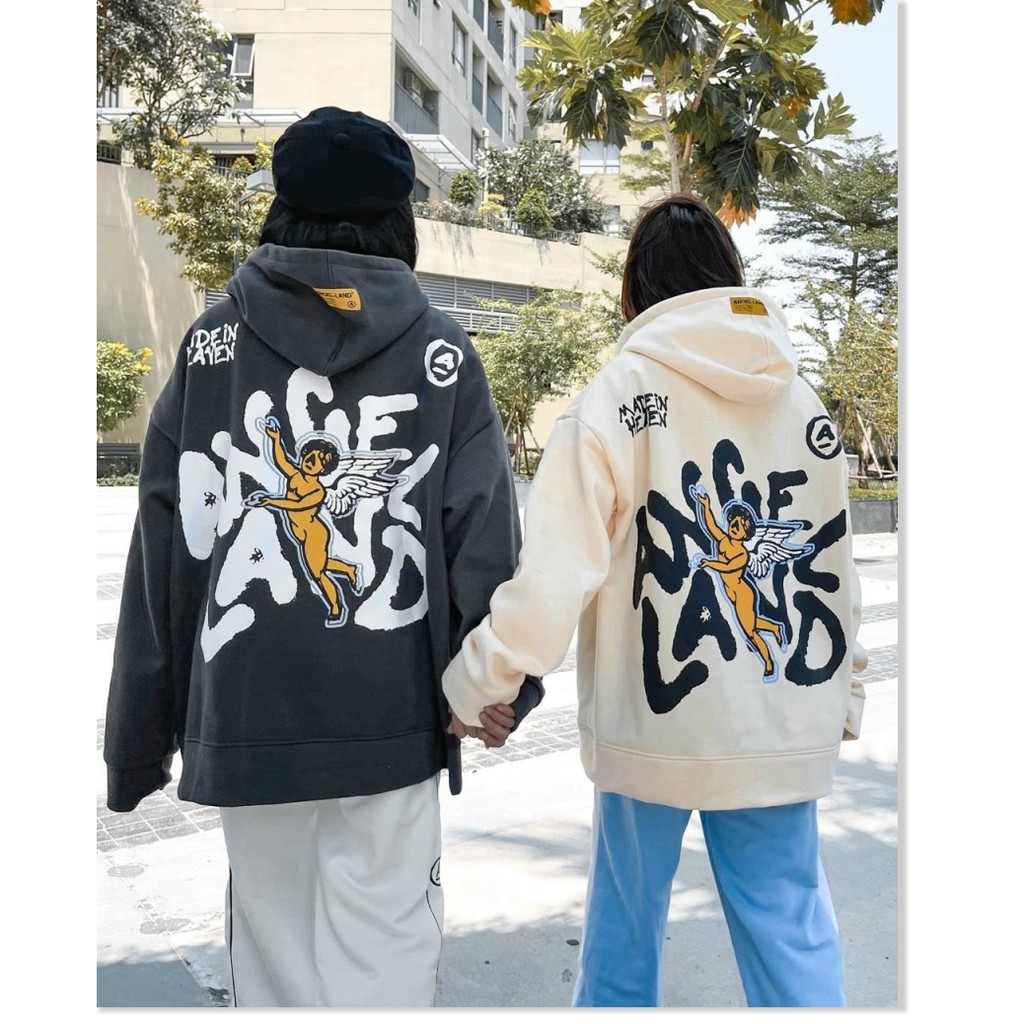ÁO KHOÁC HOODIE DÂY KÉO THIÊN THẦN XINH XINH LUNG LINH