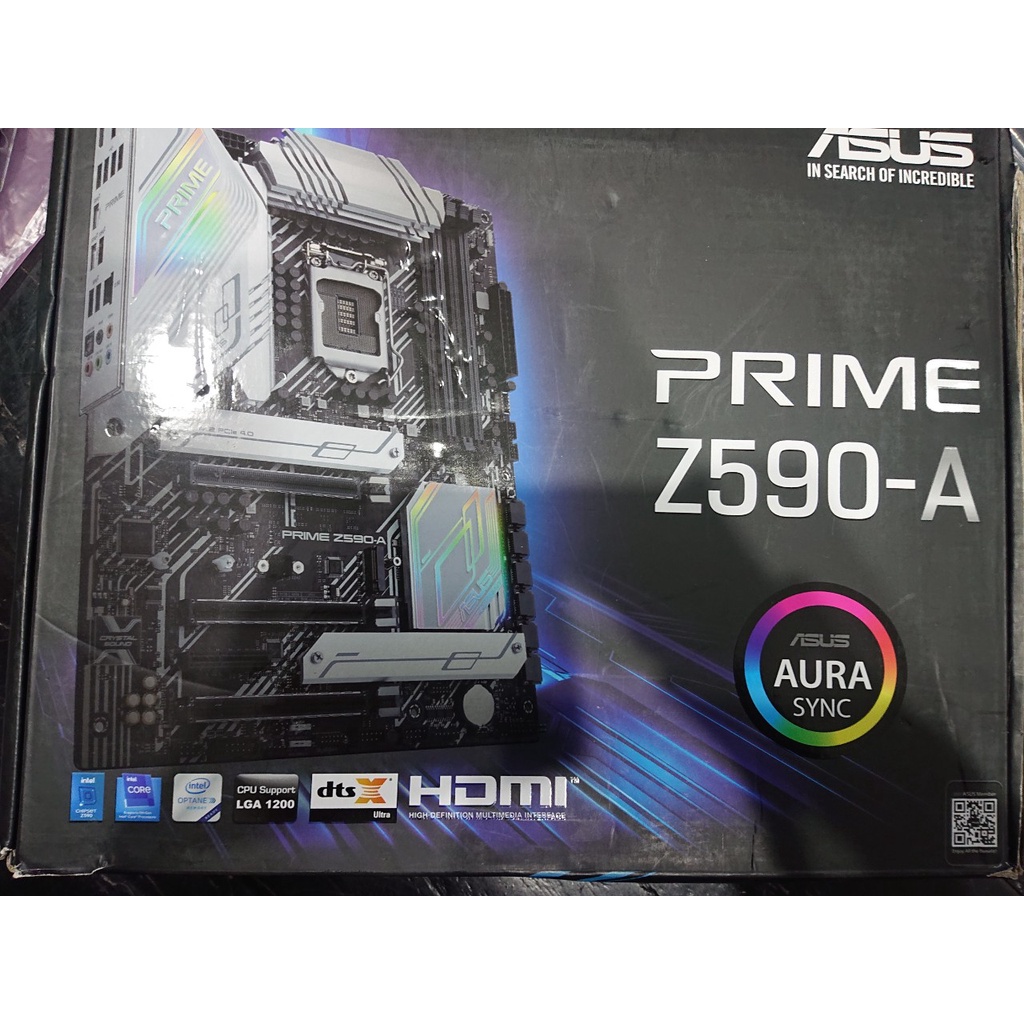 Bộ vi xử lí i5 11600k lga1200 và motherboard ASUS Prime Z590-A và ram HyperX Predetor DDR4 4x8GB 3200