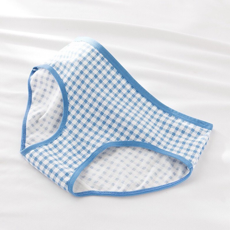 Quần Lót Nữ Dễ Thương Quần Lót Nữ Gấu Xanh Kháng Khuẩn 227 nội y xanh chất đẹp