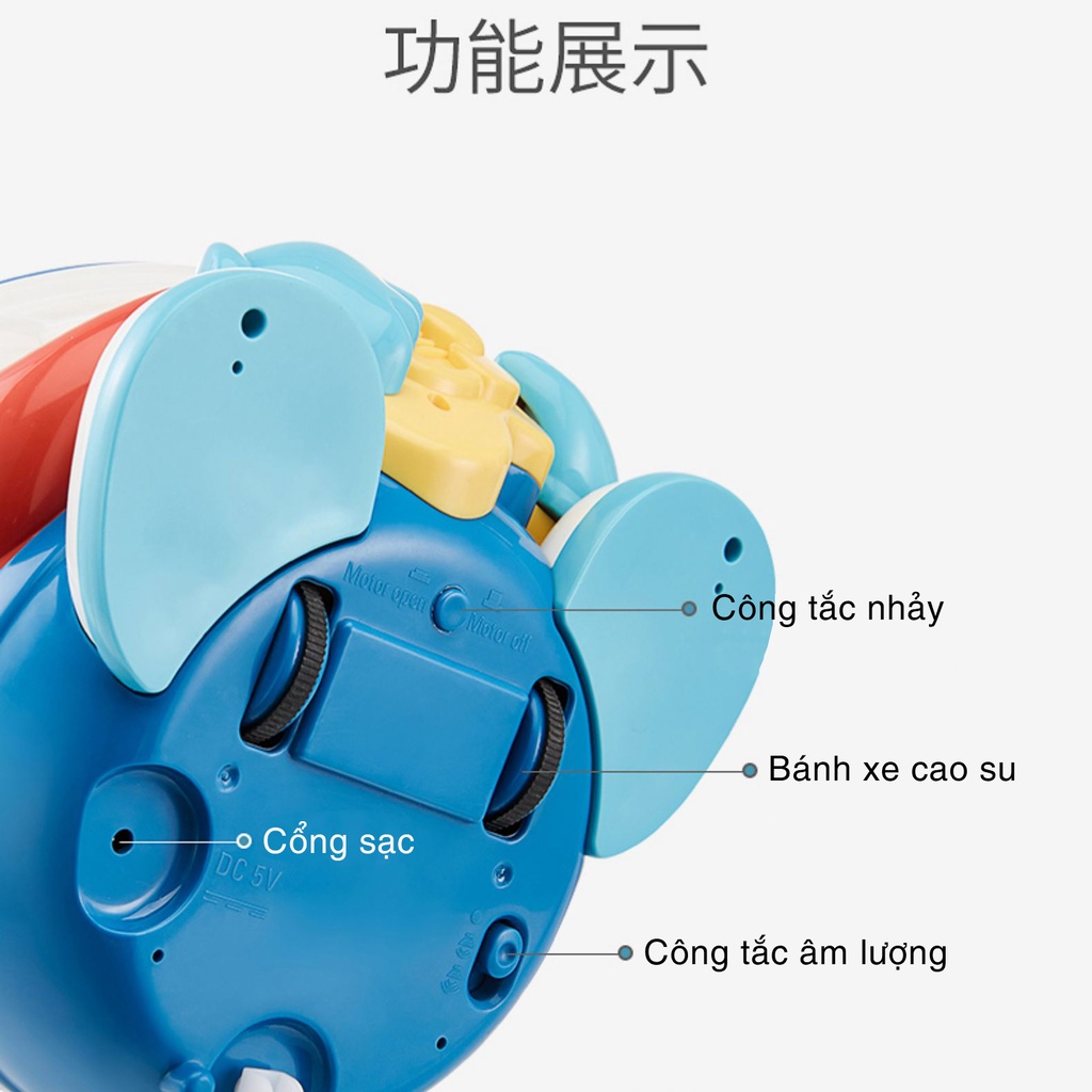Trống đồ chơi cao cấp cho bé KUB, đồ chơi phát nhạc phát triển trí thông minh cho bé từ 0 - 3 tuổi
