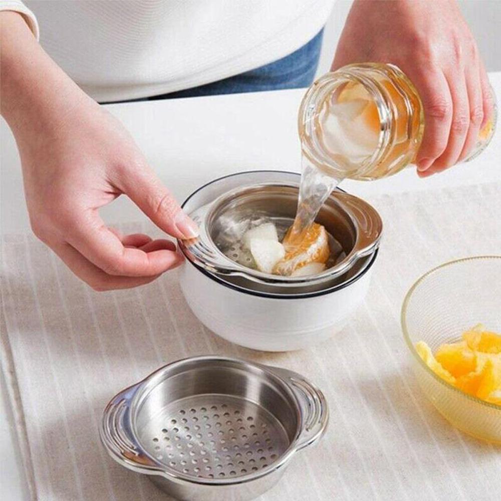 Dụng Cụ Lọc Nước Bằng Thép Không Gỉ Tiện Dụng Cho Nhà Bếp