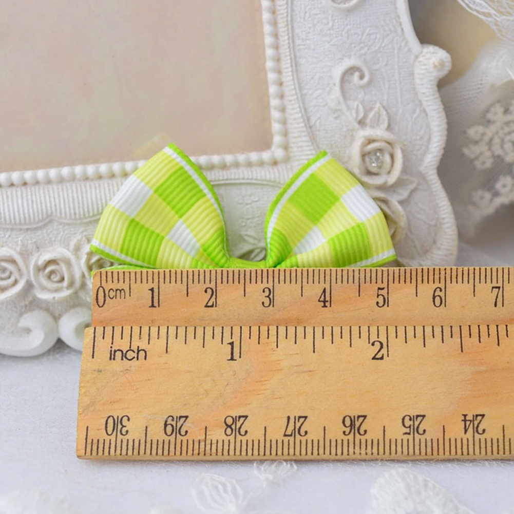 Set 10 kẹp tóc nơ họa tiết chấm bi dễ thương cho bé gái