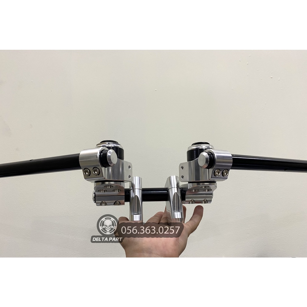 Ghi đông CLIP ON cho  PCX MSX TFX FZ MT15 CB ... Cafe Classic thông dụng