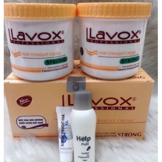 THUỐC DUỖI TÓC LAVOX CAM 500mlx2