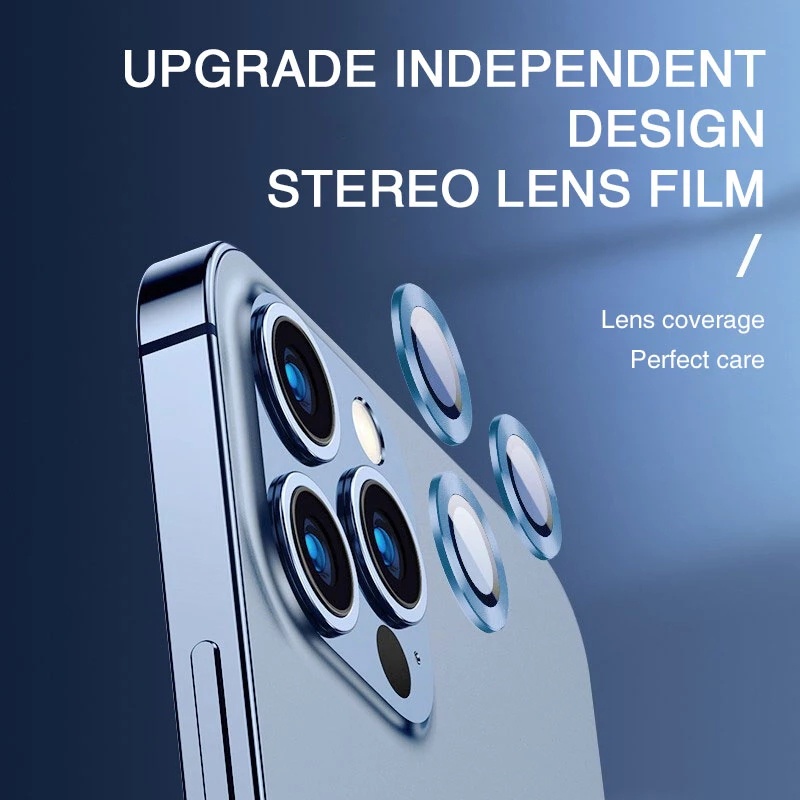 Set 2/3 Miếng Kính Cường Lực Bảo Vệ Camera Sau Điện Thoại Iphone13 Series