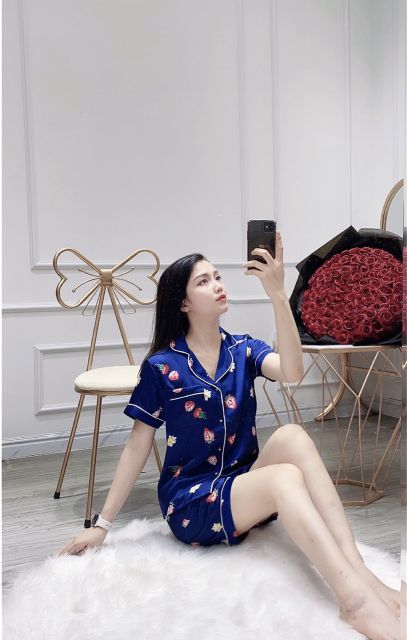 Đồ ngủ pijama lụa satin cao cấp | BigBuy360 - bigbuy360.vn