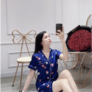 Đồ ngủ pijama lụa satin cao cấp