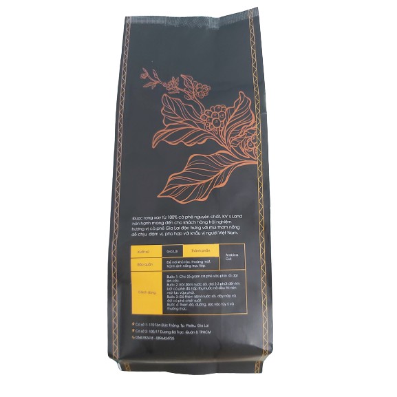 Cà Phê Nguyên Chất - Đắng Mạnh Hương Vị Đậm Đà ( ARABICA - CULI )-500G