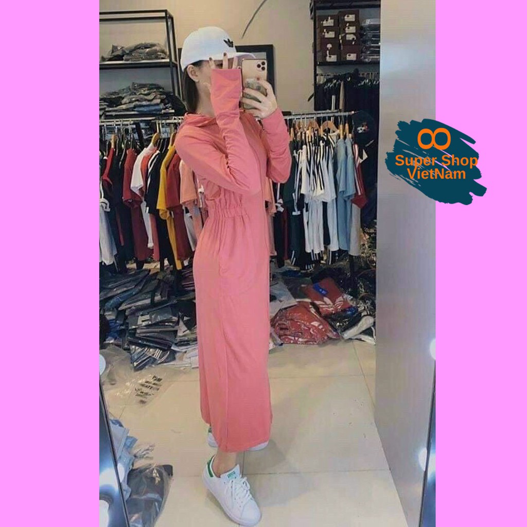 Áo Chống Nắng Toàn Thân Nữ, Dáng Dài, Liền Thân 2 Lớp CARDINA - Chất Thun Lạnh Cao Cấp Chống Nắng Hiệu Quả | BigBuy360 - bigbuy360.vn