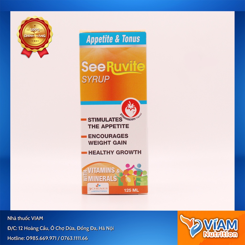 Thực phẩm bảo vệ sức khỏe - SeeRuvite Syrub 125ml