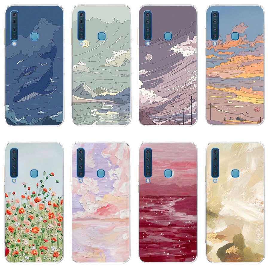 Ốp Điện Thoại TPU Dẻo In Họa Tiết Thời Trang Xinh Xắn Cho Samsung Galaxy a9 2018 a9 pro J1 2016 J1 ACE
