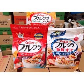 Ngũ cốc Calbee Nhật Bản bịch 800gr date tháng 6/2021