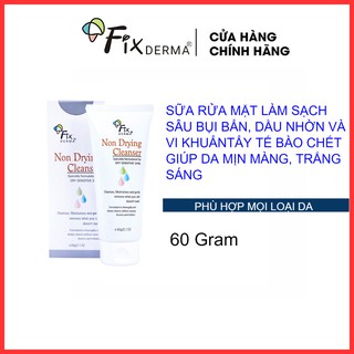 Sữa Rửa Mặt Cho Da Nhạy Cảm Fixderma Non Drying Cleanser: giữ ẩm và tẩy tế bào chết hiệu quả, giúp da sạch bụi bẩn
