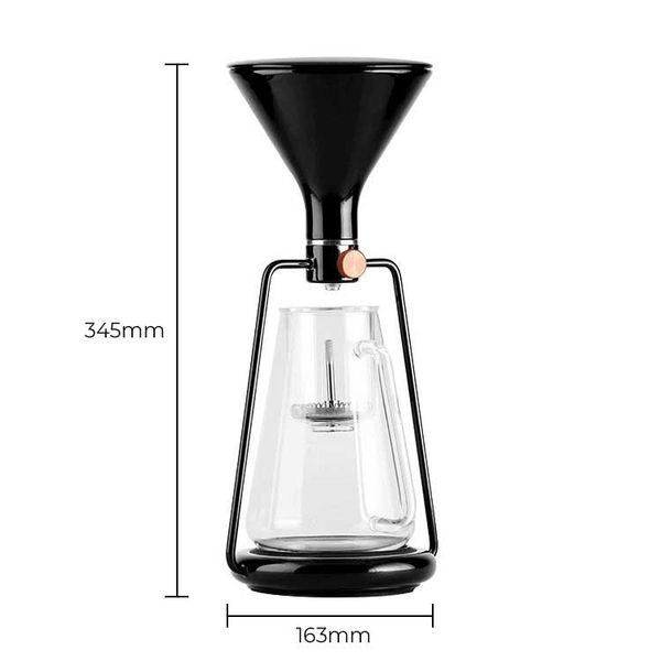 Bộ dụng cụ pha cà phê Gina Basic Black