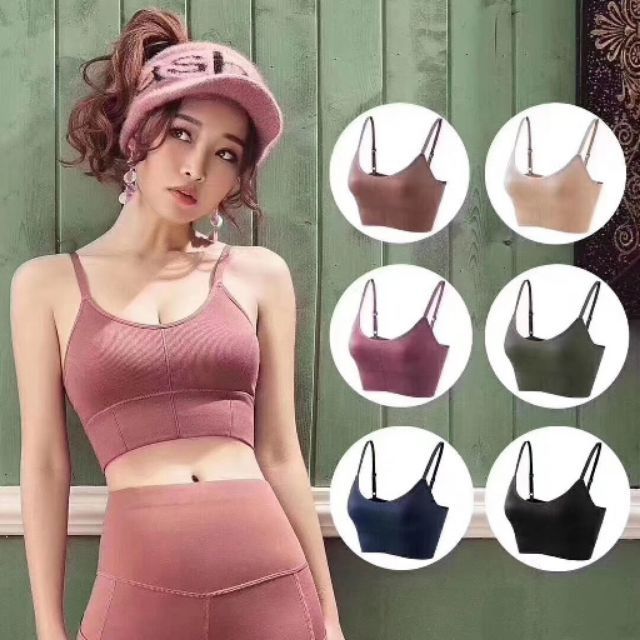 HOTT - Áo bra tập gym chiết ngực 818 Siêu đẹp