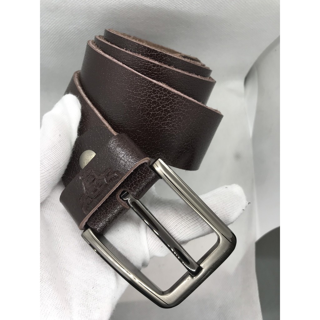 Dây lưng, Thắt Lưng Nam Da Bò Nguyên Miếng,Khóa Kim Loại Đúc,Dáng Cổ Điển