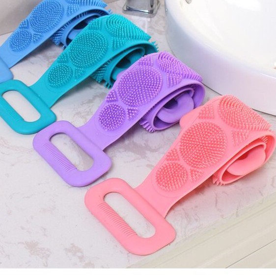 DÂY ĐAI TẮM CHÀ LƯNG MASSAGE TẨY DA CHẾT CHẤT LIỆU SILICON