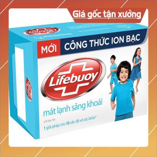 [ICLN9 giảm 5K cho đơn hàng 50k]  COMBO 2 BÁNH Xà Bông Lifebuoy Rửa Tay Hộp 90g