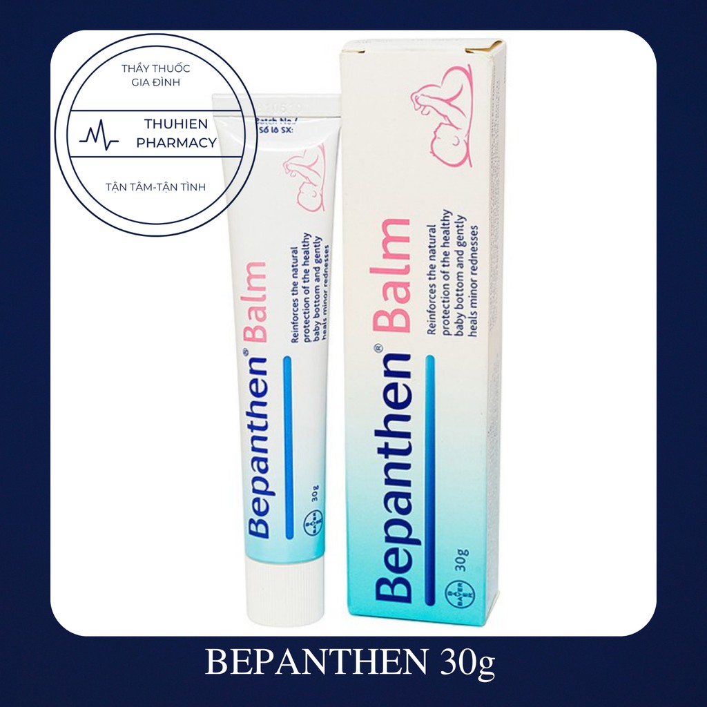 BEPANTHEN Balm Bayer - Kem bôi hăm dành cho trẻ sơ sinh (tuýp 30g, 100g)