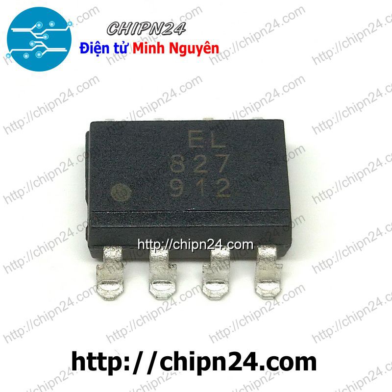 [2 CON] IC EL827 SOP-8 (SMD Dán) (PC827 LTV-827 827)