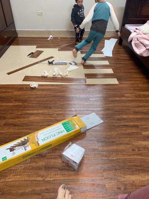 Sàn Nhựa Giả Gỗ - Tự Dán - kích thước nguyên bản 91,5x15,4cm | BigBuy360 - bigbuy360.vn