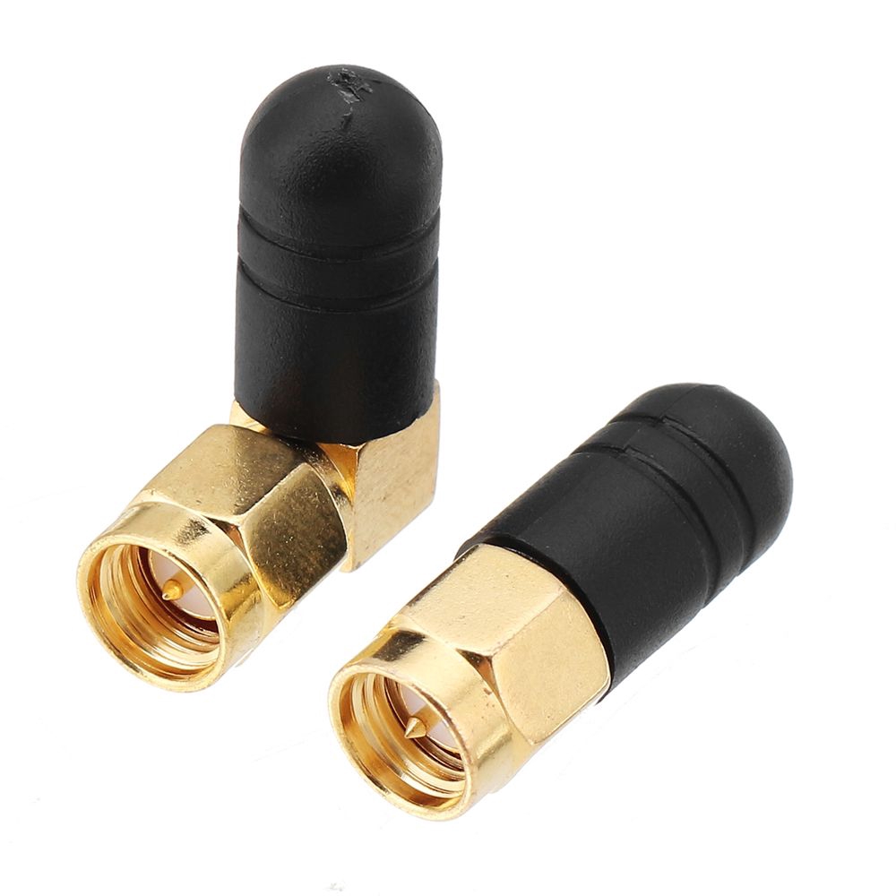 1 Ăng Ten Ngắn 28mm 2.4g 2dbi Sma-J 90 Độ