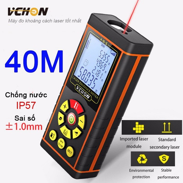 Máy Đo Khoảng Cách Bằng Tia Laser Vchon H40