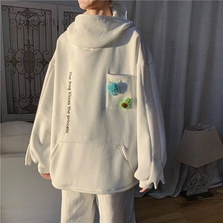 Áo Hoodie Lông Cừu Thời Trang Mùa Thu Cho Các Cặp Đôi