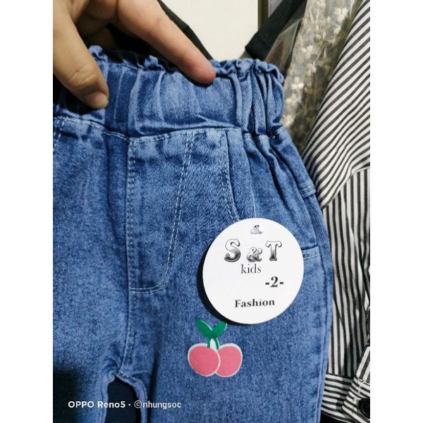 ✓9-19kg✓ Quần jean bó nhí cho bé gái. Có ảnh thật
