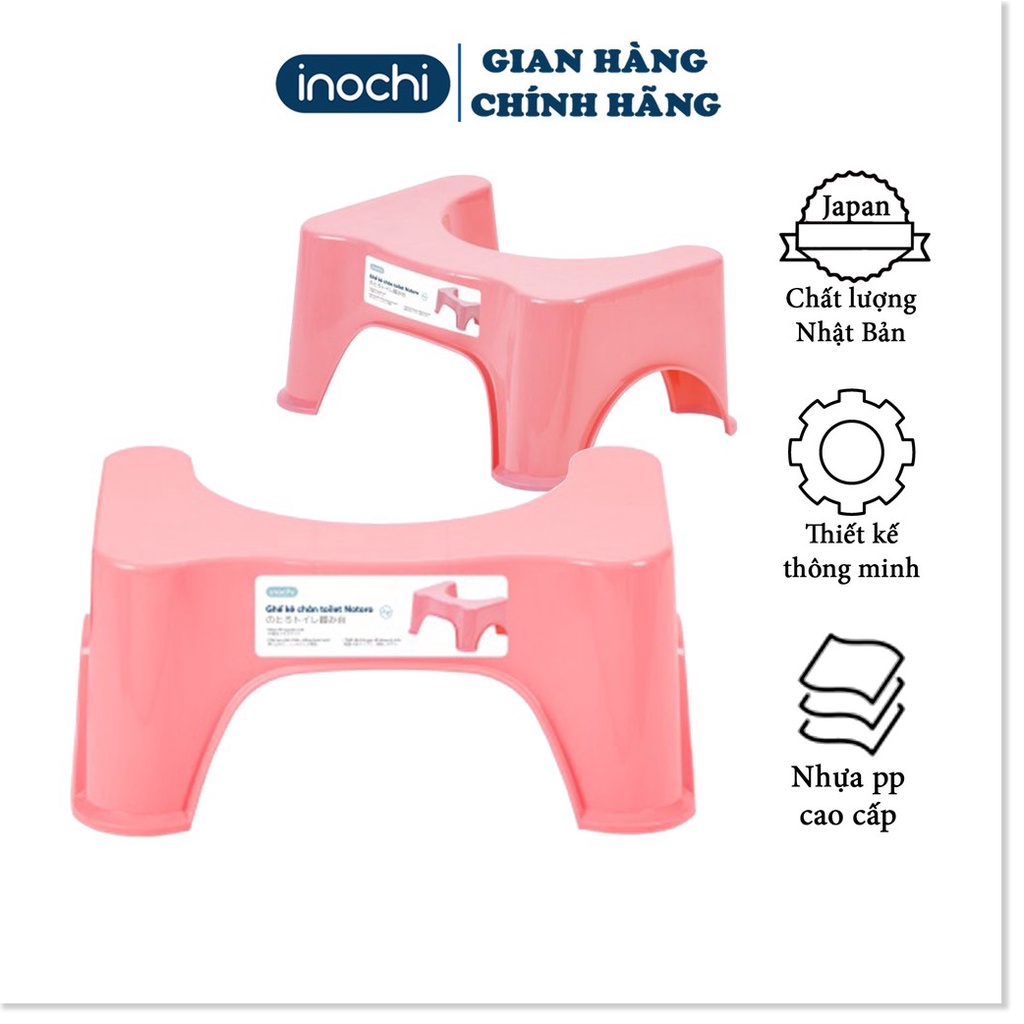 Ghế kê chân toilet -bồn cầu Notoro INOCHI để chân khi đi vệ sinh dễ dàng và thoải mái chống táo bón GHETOILET
