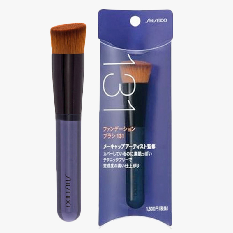 Cọ Trang Điểm Shiseido 131 Đầu Dẹt Chuyên Dụng Đánh Phấn Nền/Phấn Phủ