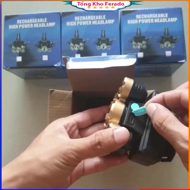 Đèn Pin Đội Đầu 5 Bóng Led - Siêu Sáng, Kèm 2 Pin, Kèm Sạc | BigBuy360 - bigbuy360.vn