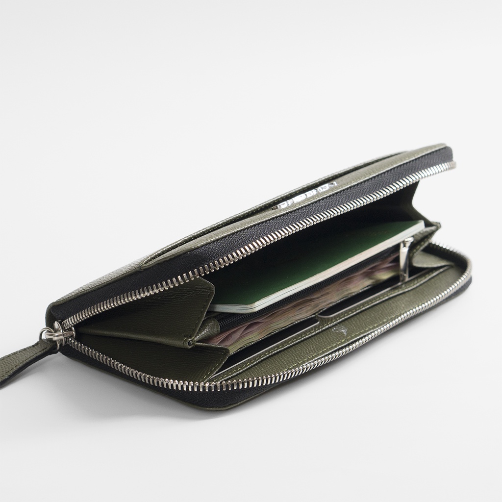 CLUTCH 1 khóa LAVA CROSS da bò crossgrain chính hãng Lavatino - CLB01