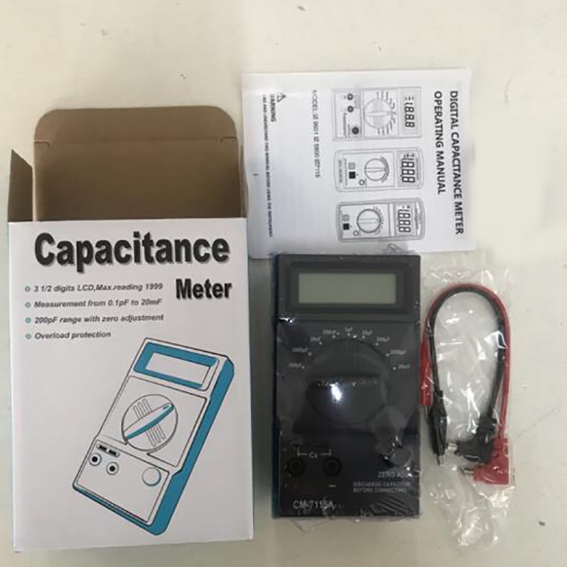 Đồng hồ đo điện dung CM7115A Đồng hồ vạn năng kỹ thuật số Công cụ đo màn hình LCD , Hệ thống chuyển đổi AAD tích hợp độ dốc kép