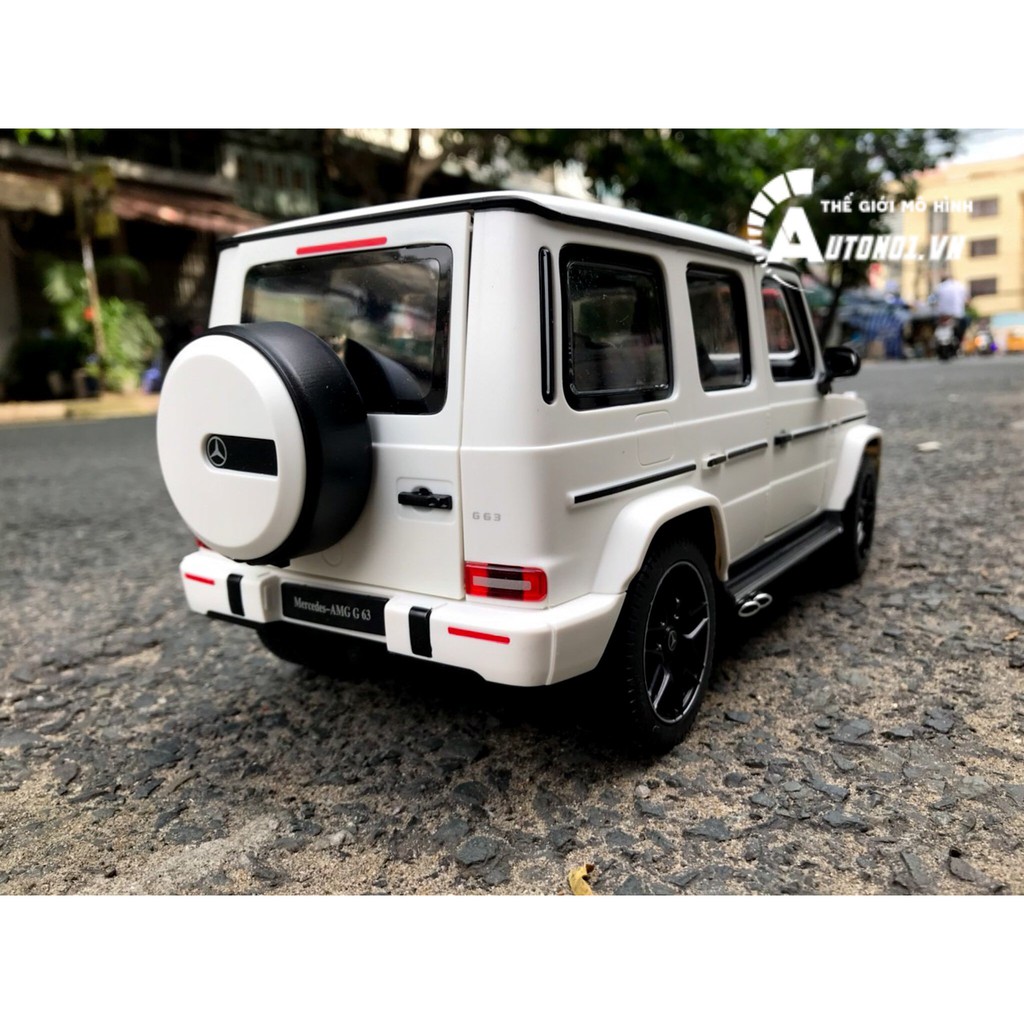 MÔ HÌNH XE ĐIỀU KHIỂN Ô TÔ MERCEDES G63 AMG WHITE 1:14 RASTAR 7102